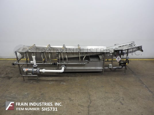 CMI Equipment & Engineering Co. #MNL, Stainless Steel, trough style, high powered, multi noozle vegetable - Image 3