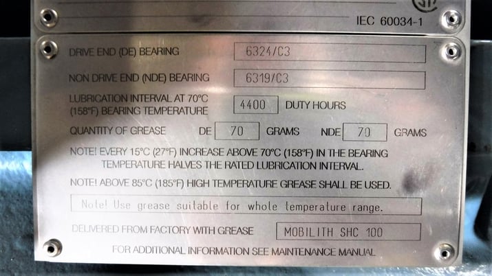 700 HP 1800 RPM ABB, Frame HXR400LH4, TEFC BB, 7200 Volts, New Surplus - Image 4