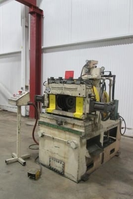 6" Dickey #6000, rotary tube end former, forming single & double beads, AB PLC - Image 1