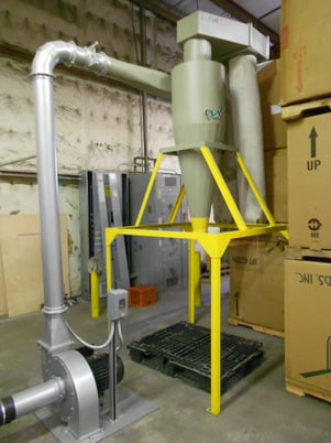 Wortek #XL-15, granulator, 30 HP, 21 fly knives, 4 bed knives, 3/8th screen hole, 3-7 blade size, used, 1984 - Image 2