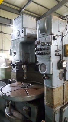 Fellows #36-6, gear shaper, 40" dia, 6" stroke, 12" riser, 36" table diameter, 6" face, excellent - Image 2
