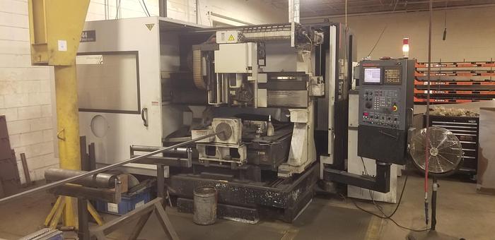 Mazak #Space-Gear-U44, 2500 watt, 50" X, 50" Y, 16.5"Z, Fanuc Series 160i-LB, rebuilt 2017 - Image 1