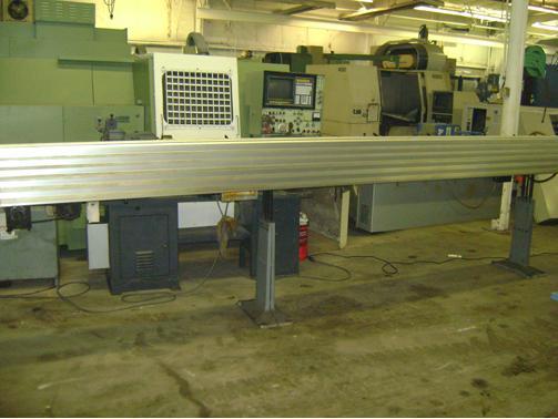 192" x 48" Traub, down draft table, 37" height - Image 1