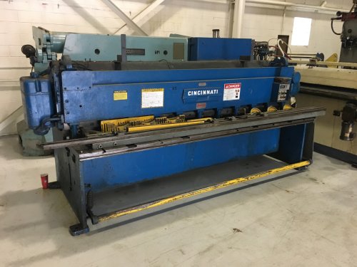 10 gauge x 10' Cincinnati #1010, power squaring shear - Image 2