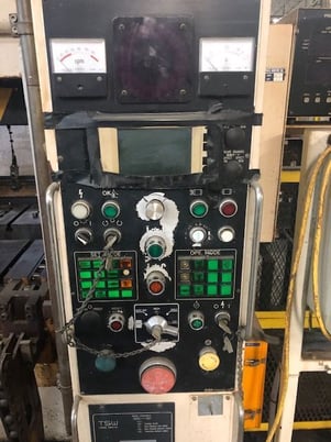 330 Ton, Aida #PMX-L2-300(1), straight side double crank press, Link drive, 5.9" stroke, 18.5" Shut Height - Image 9
