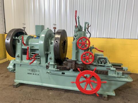 2.5" -8" Landis #8, receding die head pipe threader, 24.75" carriage travel, #11874 - Image 1