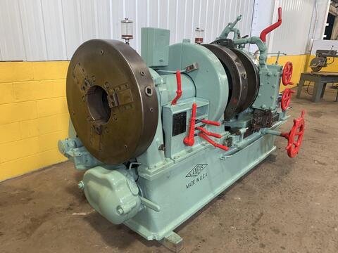 2.5" -8" Landis #8, receding die head pipe threader, 24.75" carriage travel, #11874 - Image 2