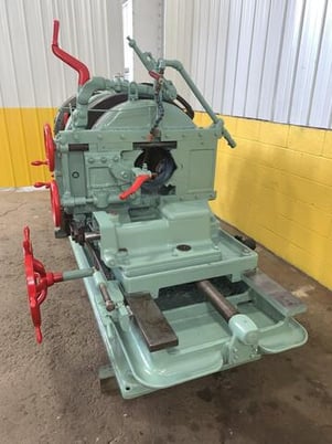 2.5" -8" Landis #8, receding die head pipe threader, 24.75" carriage travel, #11874 - Image 6