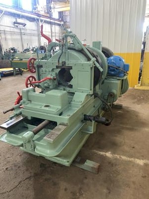 2.5" -8" Landis #8, receding die head pipe threader, 24.75" carriage travel, #11874 - Image 7