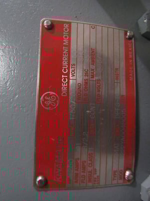 250 HP 1750/2000 RPM General Electric, Frame 504AT, DPFG-BV, BB, new, 500VA, 150/300VF (2 available) - Image 3