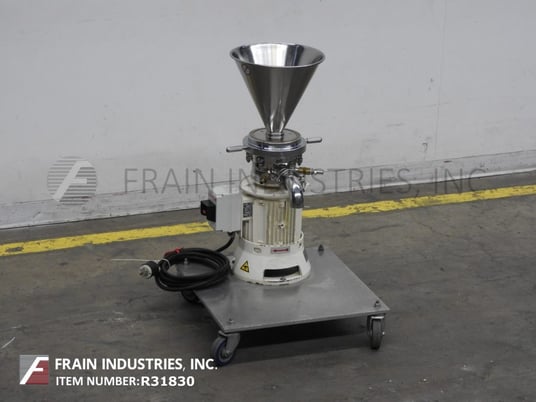 Fryma #MZ-80/A, Stainless Steel, toothed colloid mill, 100-1000 liters/hr., for - Image 1