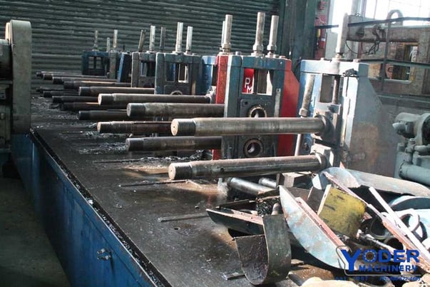 8 Stand, PM #PM2.5, rollformer, 2.5" spindle diameter, 18" roll space, 40 HP, entry guide, #65033 - Image 2
