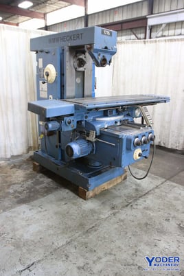 Heckert #FU-450X1800, horizontal mill, 72" x21" table, 3-Axis digital read out, 20 HP, coolant, #71322 - Image 1