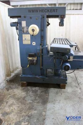 Heckert #FU-450X1800, horizontal mill, 72" x21" table, 3-Axis digital read out, 20 HP, coolant, #71322 - Image 2