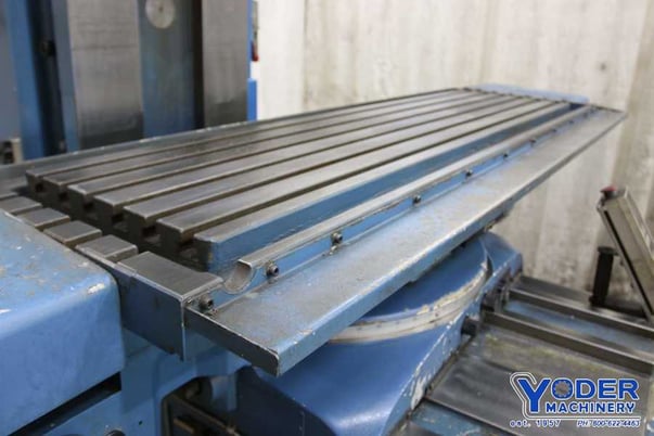 Heckert #FU-450X1800, horizontal mill, 72" x21" table, 3-Axis digital read out, 20 HP, coolant, #71322 - Image 4