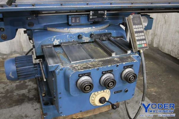 Heckert #FU-450X1800, horizontal mill, 72" x21" table, 3-Axis digital read out, 20 HP, coolant, #71322 - Image 5