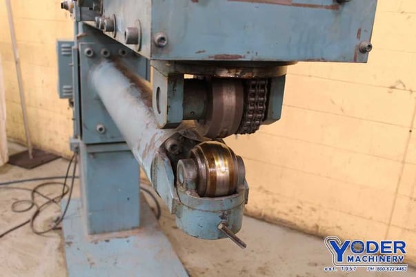 Jetline #RU3-48, sheet planisher, 48" throat, 13000 lb. force, 1.5 HP, 1982, #71520 - Image 3