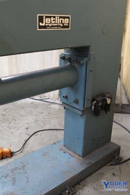 Jetline #RU3-48, sheet planisher, 48" throat, 13000 lb. force, 1.5 HP, 1982, #71520 - Image 5