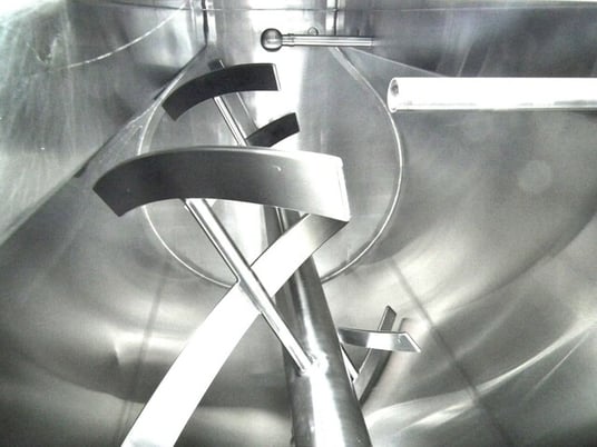 Reitz #RC-70, cream cheese creamer paddle blender, Stainless Steel, 1040 gallon, 58" ID, 91" inside length - Image 6