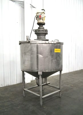 50 gallon 304 Stainless Steel chemical mixing tank, with mixer & control panel, 1/4 HP, 115 V., 1 phase - Image 3
