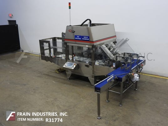 Delkor #SP500i Spot-Pak, automatic, Stainless Steel, flat pad product loader, 6 suction cup reciprocating pic - Image 1