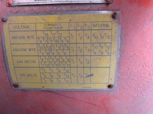 175 KW Waukesha #BS70005, Engomatic generator, 6 cylinder diesel, day tank, external tank, 3 phase - Image 2
