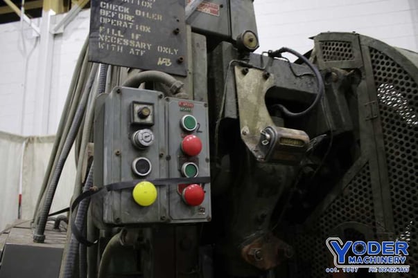 45 Ton, Minster #5, OBI press, 3" stroke, 12.25" shut height, 2-3/4" slide adjustment, air clutch, 5 HP, dual - Image 2
