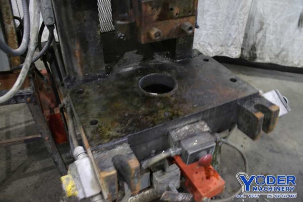 45 Ton, Minster #5, OBI press, 3" stroke, 12.25" shut height, 2-3/4" slide adjustment, air clutch, 5 HP, dual - Image 6