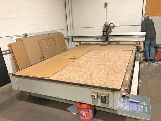 Multicam #MG305,  CNC Router, 6' x 12', Multicam CNC controller, 5 HP Colombo router head, vacuum table, 25 - Image 1