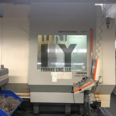 Mikron #HPM-1350U, 5-Axis, iTNC530, 53" X, 45" Y, 35" Z, 43" table, 24000 RPM, HSK-A63, 92 automatic tool - Image 3