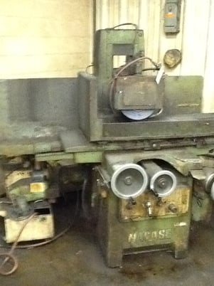 15.5" x 23.5" Nagase #SG-64, hydraulic, electromagnetic chuck, 12" x1.5"wheel, incremental downfeed, rapid - Image 4