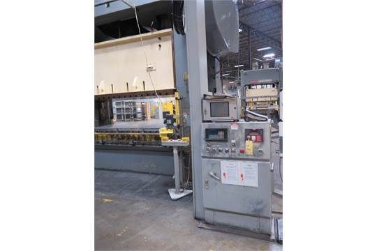 600 Ton, Brown & Boggs #SS2-600-120-60, straight side 2 point press, 12" stroke, 22" Shut Height, 12" - Image 3