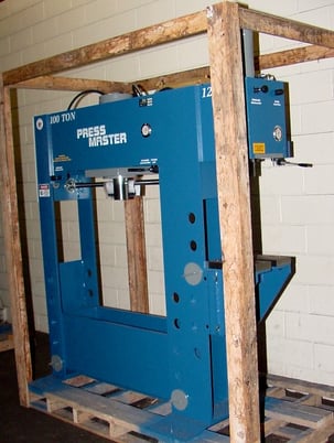 100 Ton, Press Master #HFBP-100/12, side mounted 12 ton C-frame/broaching press, #148308 - Image 2