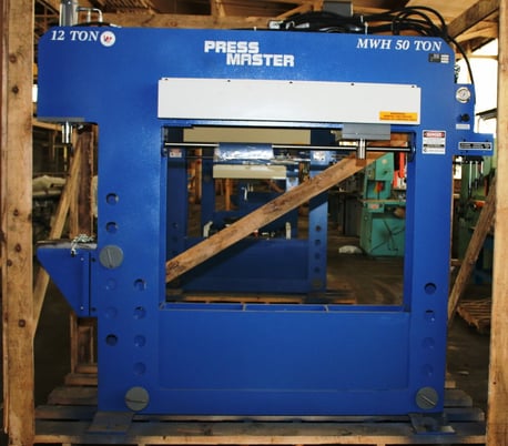 50 Ton, Press Master #HFBP-50/12MWH, 12" stroke, 12 ton broach & moveable workhead, #150188 - Image 1
