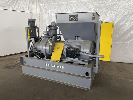 150 HP Sullair #25-150H, Rotary Screw Air Compressor, 125 psig, air cooled, 6703 hours - Image 2