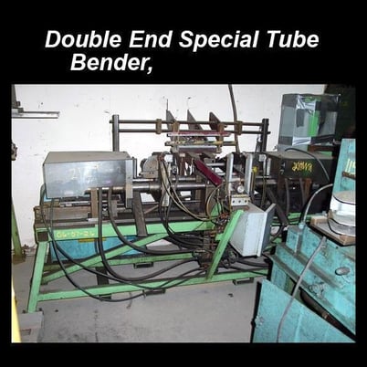 Double End Special tube bender, 10 HP, hydraulic tank, electrical panel, push button control panel, parts - Image 1