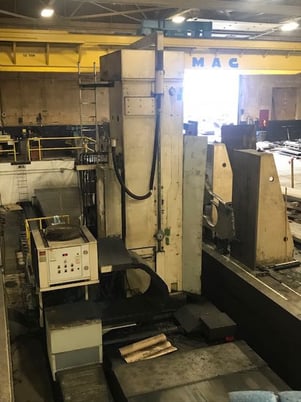 6" Wotan #Rapid-3, CNC horizontal boring mill, 2-1500 RPM, #50 Taper, Fanuc 15M, floor plates, hardened & - Image 3