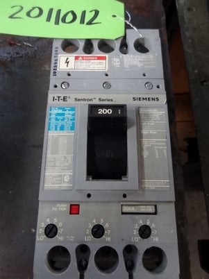 250 Amps, Siemens ITE, FD63F250 Sentron Series Circuit Breaker - Image 1