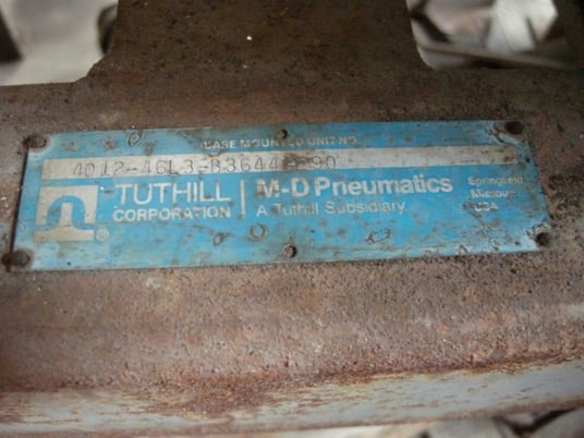 Tuthill pneumatic conveyor, 50 HP - Image 4