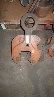 Plate Lifting Clamp, Renfroe #Tl, 6 ton, 2"-3" jaw opening - Image 1