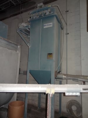 195 cfm Young #VM72-25, vertical modular Uni-Cage filter/dust collector, 2001 - Image 4