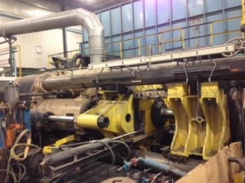 4000 Ton, Southwark extrusion press, 12" x 38" billet, 20" x 23.5" die stack, Modern die shuttle, 300 HP, PLC - Image 4