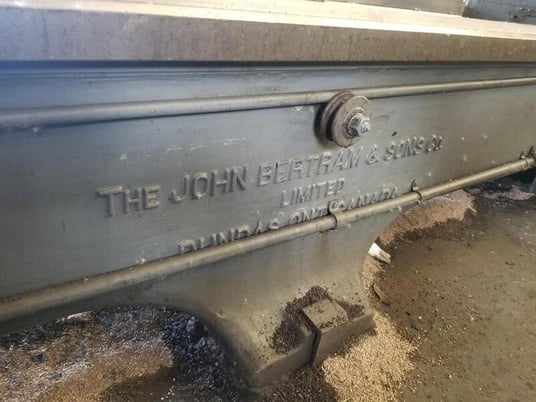 56" x 342" Bertram, engine lathe, dual carriages, 250 RPM, 28" 4-Jaw chuck, 3" spindle hole - Image 4