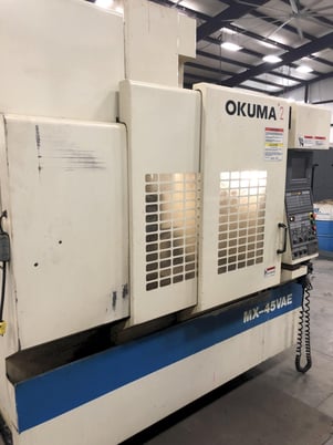Okuma #MX-45VAE, vertical machining center, 20 automatic tool changer, 30" X, 18.1" Y, 17.7" Z, 7000 RPM - Image 3