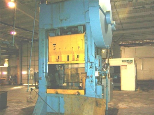 350 Ton, Warco straight side double crank press, 10" stroke, 24" Shut Height, 6" adjustment, 30 SPM, air - Image 1