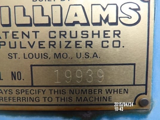 Williams #400XL, industrial paper shredder, 1999 - Image 5