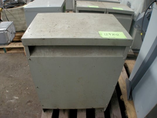 27 KVA 460 Primary, 460/266 Secondary, General Electric #9T23B4002-G22 transformer - Image 1