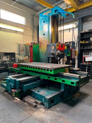 5" Giddings & Lewis #PMC-5, horizontal boring mill, 48" x96" table, Numeriread 3-Axis digital read out, 1970 - Image 2