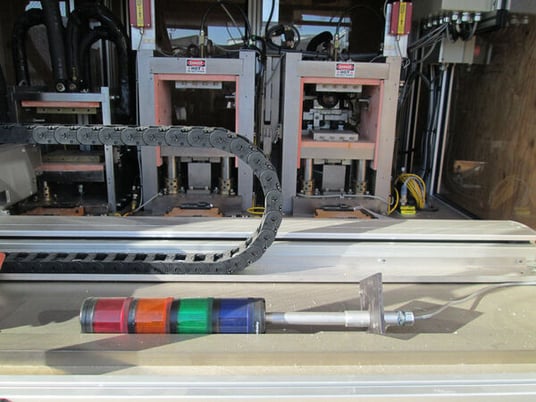 Dual mini liquid silicone injection molder, with robotic loaders, 2004 - Image 2