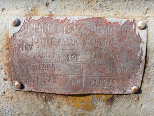 198 GPM @ 300' TDH, Union, 2x3 HOV, 3550 RPM, #CUP-472 - Image 2